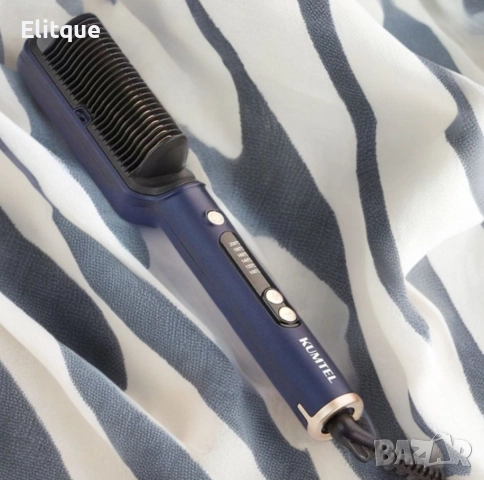 Електрическа четка за коса KUMTEL, снимка 2 - Преси за коса - 52854943