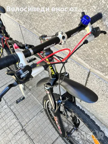 Велосипед колело KELLYS 26 цола 27 скорости всичко е SHIMANO DORE LX много запазено технически Ок , снимка 9 - Велосипеди - 49879107