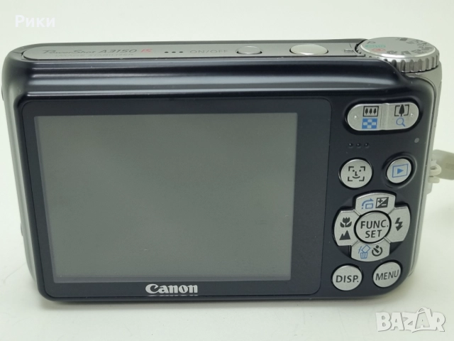 Canon PowerShot A3150 IS 12.1MP Digital Camera Black, снимка 7 - Фотоапарати - 52729768