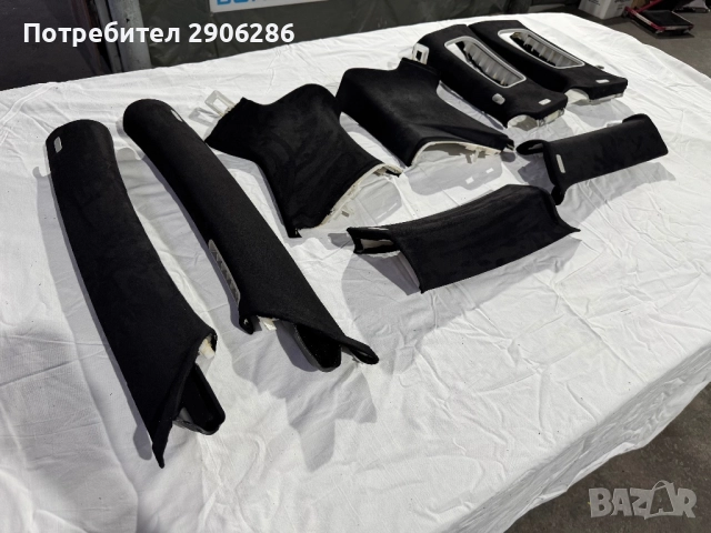 Черен Таван алкантара за Passat B6 с колонки , снимка 5 - Части - 51761830
