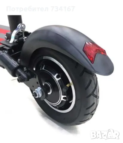 скутер в черно с червено, снимка 9 - Скейтборд, ховърборд, уейвборд - 48936717