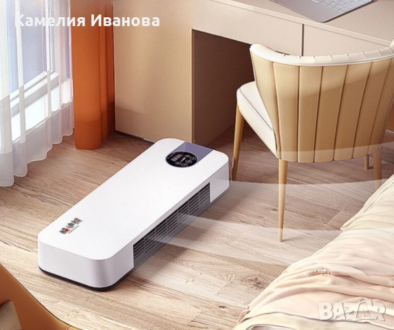 Модерна печка за стенен монтаж,за студено и топло,с двойно предназначение,LED дисплей, снимка 3 - Други стоки за дома - 52232636