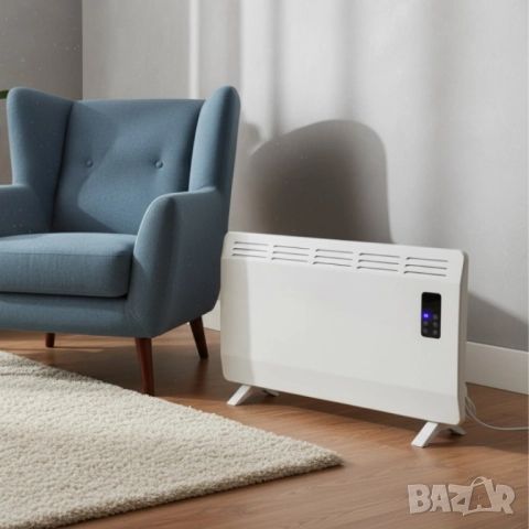 Конвектор Voltz OV51974D – 2400W, Wi-Fi управление, LED дисплей и таймер, снимка 3 - Друга електроника - 51845825