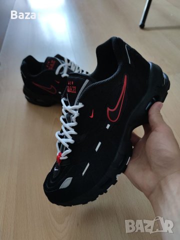 Nike Air Max 96 II Нови Оригинални Мъжки Обувки Кецове Маратонки Размер 44 Номер 28см Стелка Черни, снимка 2 - Маратонки - 41421394