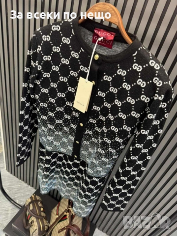Gucci Дамски Комплект Гучи - 2 Налични Цвята Код I_133, снимка 4 - Комплекти - 52257598