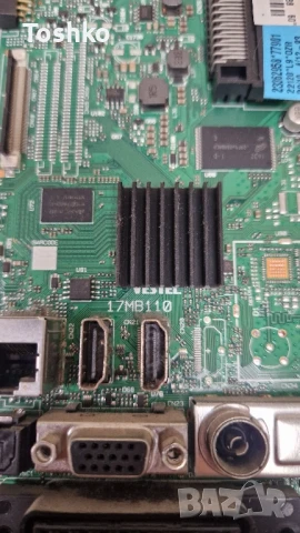 BUSH DLED49278HDCNTDFVPA MAIN BOARD 17MB110 23371665 POWER BOARD 17IPS12 PANEL VES500UNDC-2D-N12, снимка 2 - Части и Платки - 51276126