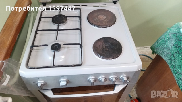 Комбинирана печка BEKO CSE 64010 DS/Silver/ГА A, 2 ГАЗОВИ И 2 ЕЛЕКТРИЧЕСКИ, БУТОН ЗА ЗАПАЛВАНЕ, снимка 7 - Печки, фурни - 52099278