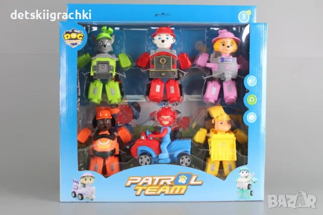 Пес Патрул с кола се трансформира в робот 