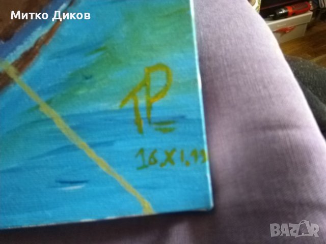 Венеция-Разходка с гондола -картина 40х30см подписана, снимка 2 - Картини - 44483536