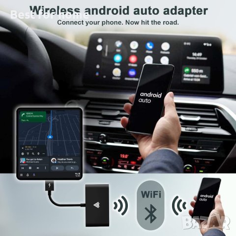 Android Auto безжичен адаптер wireless adapter, снимка 4 - Аксесоари и консумативи - 44456568