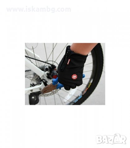 ТЕРМО РЪКАВИЦИ ЗА КОЛОЕЗДЕНЕ С ТЪЧ СКРИЙН ПРЪСТИ - код 1616, снимка 4 - Спортна екипировка - 33991815