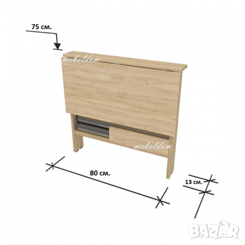 Бюро/маса сгъваема за стена(код-2209), снимка 8 - Бюра - 36399527