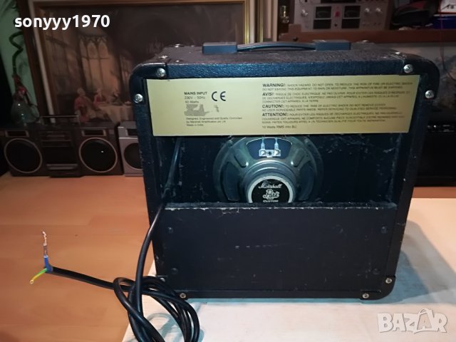MARSHALL GUTAR AMPLIFIER-ВНОС ENGLAND 1302231952, снимка 11 - Ресийвъри, усилватели, смесителни пултове - 39664031