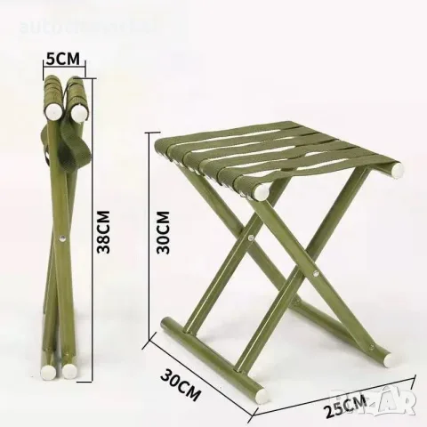 Сгъваем стол/Къмпинг рибарски – T190, снимка 2 - Аксесоари и консумативи - 56054255