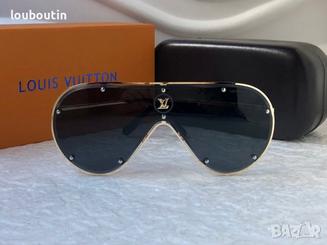 Louis Vuitton 2023 висок клас мъжки слънчеви очила маска, снимка 4 - Слънчеви и диоптрични очила - 39012278