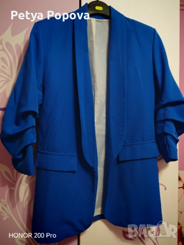 Сако в турско син цвят, снимка 3 - Сака - 52967581