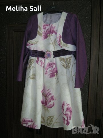 Изключителна рокля с болеро за момиче на възраст 9 години, снимка 1 - Детски рокли и поли - 41416876