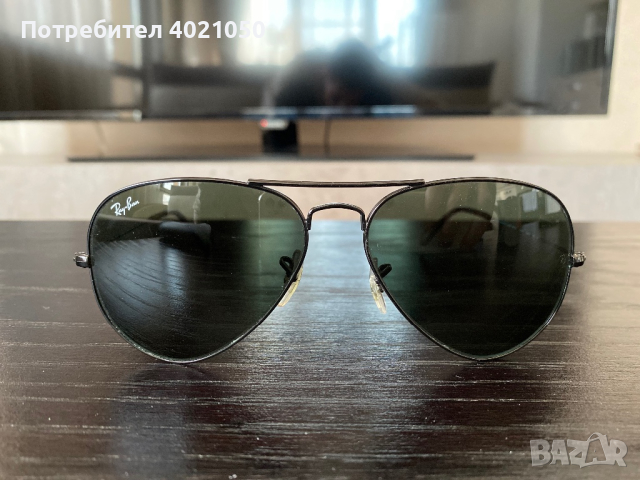 Слънчеви очила Ray-Ban RB3025 Aviator Large Metal, снимка 5 - Слънчеви и диоптрични очила - 44637028