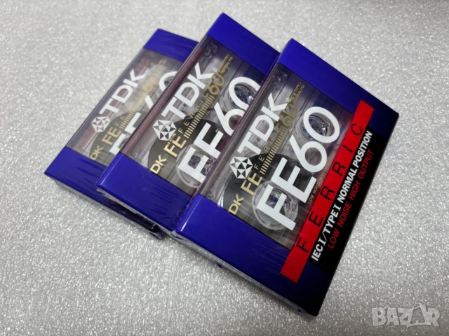 Нови! Запечатани! Аудио касети TDK FE60 FERRIC IEC I / TYPE I NORMAL POSITION