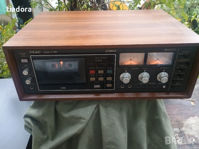 TEAC C-3X  3-Head Stereo Cassette Deck DBX -Wood Case