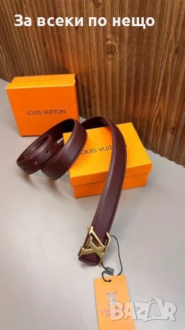 Louis Vuitton Унисекс Колан🔝Дамски Колан Луис Витон🔝Мъжки Колан - Различни Цветове Код SEM-188, снимка 4 - Колани - 55770543