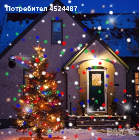 Диско лампа Snow Flower Lamp, снимка 2 - Прожектори - 52081376