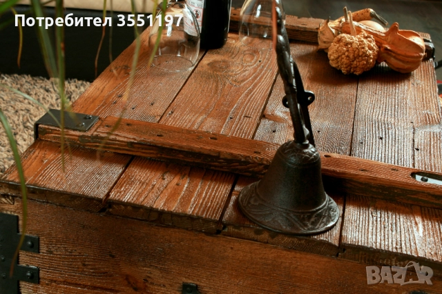 Холна маса от сандък с място за багаж, снимка 7 - Маси - 52308659