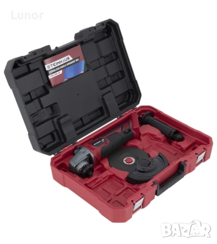 Акумулаторен ъглошлайф Steinhaus ONE 18V, Ø125 мм, 11 500 об/мин, кутия + аксесоари, снимка 5 - Други инструменти - 51131439