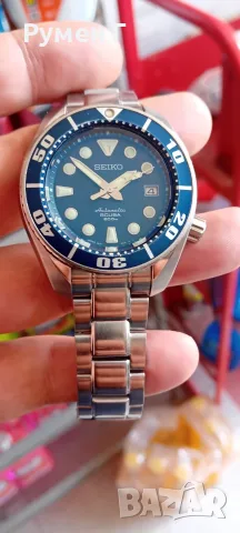 Seiko Prospex JDM Sumo "Blumo" SBDC033 (6R15) – Култов Дайвър, фул сет, бартер, снимка 3 - Мъжки - 56132422