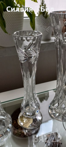 Ретро кристални вази🌹 различни цени, снимка 8 - Вази - 36212786