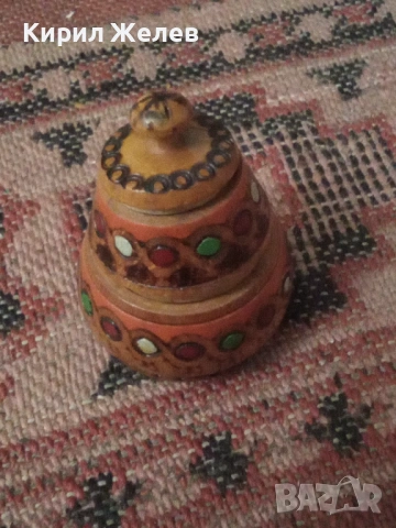 Дървена солница стара 53666