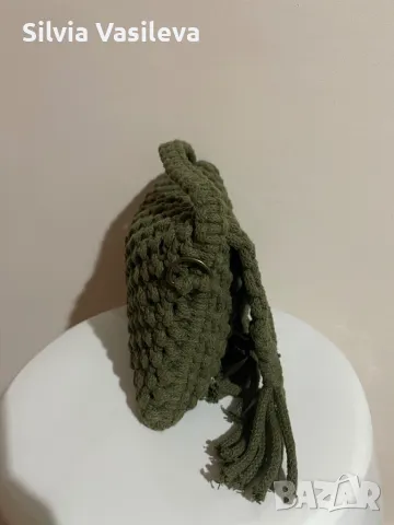 Handmade чанта от макраме, снимка 3 - Чанти - 47609463