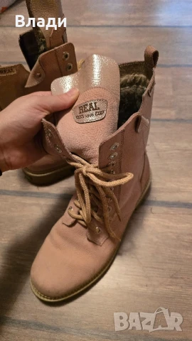 Дамска раница и боти от естествена кожа!, снимка 5 - Чанти - 50939457