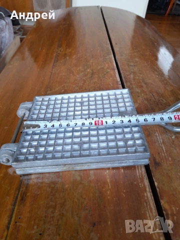 Стара преса за гофрети, снимка 2 - Други ценни предмети - 53342707