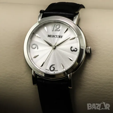 Mercury Swiss Made ръчен часовник 36мм, сребърен
