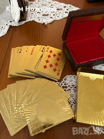 Бутикови карти за игра -999.9Gold Playing Cards, снимка 10 - Карти за игра - 52776386