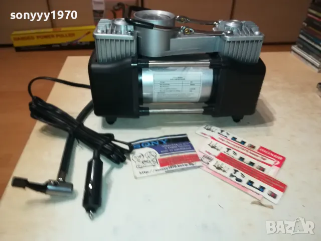 12V КОМПРЕСОР ЗА ВЪЗДУХ ДВУЦИЛИНДРОВ НОВ 1312241604, снимка 16 - Аксесоари и консумативи - 48335783