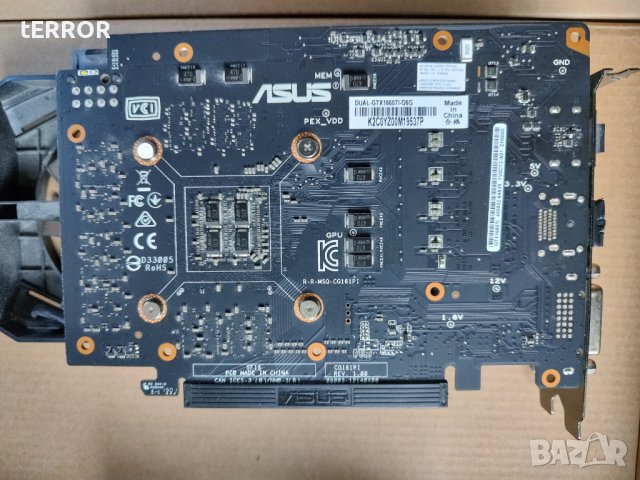 Видеокарта ASUS GEFORCE GTX 1660Ti OC DUAL, снимка 4 - Видеокарти - 41205408