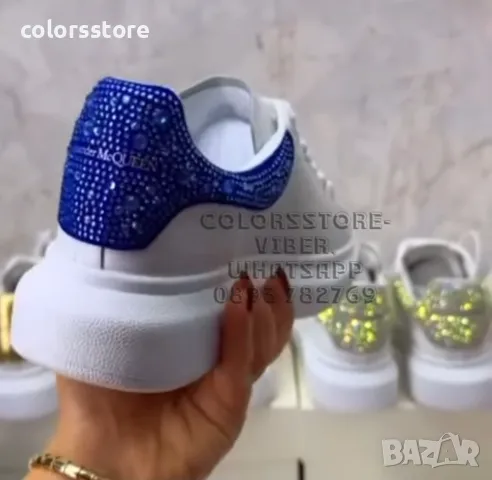 Дамски кецове  Alexander McQueen-BR188U, снимка 4 - Кецове - 47415409