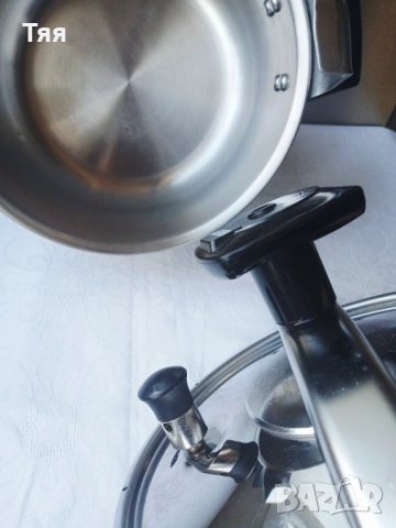 Тенджера под налягане 4.5 л, снимка 4 - Съдове за готвене - 53139030