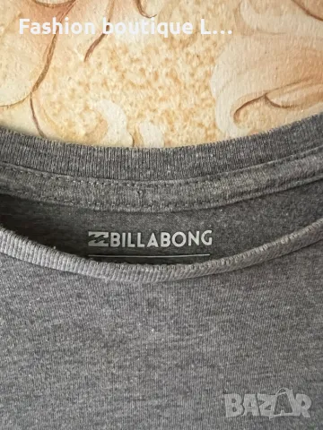 BILLA BONG Сива тениска М размер 🩶, снимка 3 - Тениски - 47790805