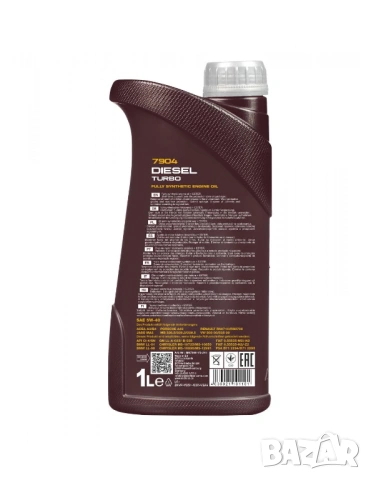 Моторно масло MANNOL DIESEL TURBO 5W-40 1L., снимка 2 - Аксесоари и консумативи - 53746849