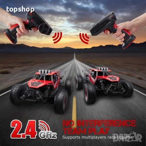 Чисто нов, НЕРАЗОПАКОВАН SGILE джип с дистанционно, 2.4 GHz RC дрифт състезателна кола, бърз камион, снимка 3 - Коли, камиони, мотори, писти - 51637874