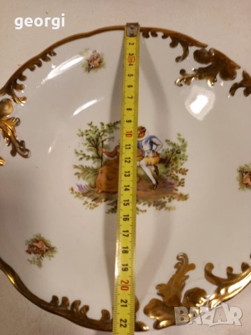 порцеланови чинии с позлата Ромео и Жулиета полски порцелан Wawel   6/4, снимка 10 - Чинии - 44464705