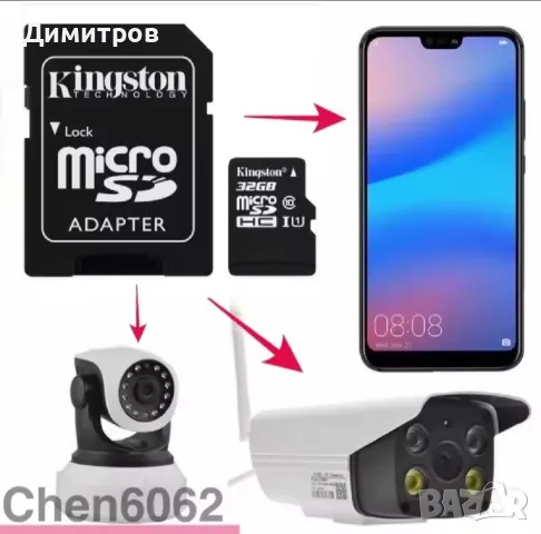 SD карта памет Kingston 256GB плюс SD адаптер, снимка 6 - Карти памет - 50032039