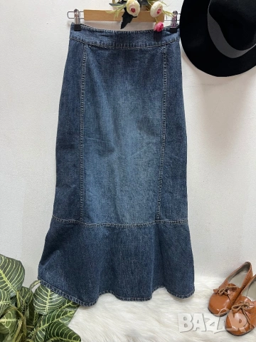 Дънкова пола, снимка 2 - Поли - 53503423