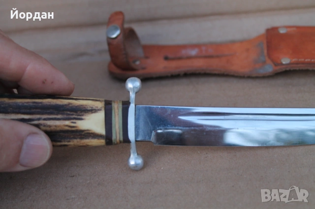 Немска ловна кама ''Hubertus Solingen'', снимка 7 - Ножове - 53711126