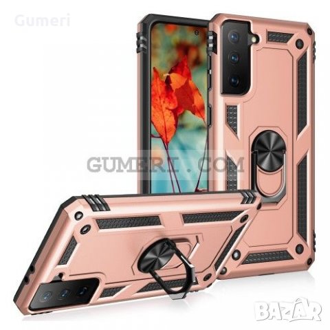 Samsung Galaxy S21 FE 5G Противоударен Хибриден Гръб с Ринг, снимка 5 - Калъфи, кейсове - 35920366