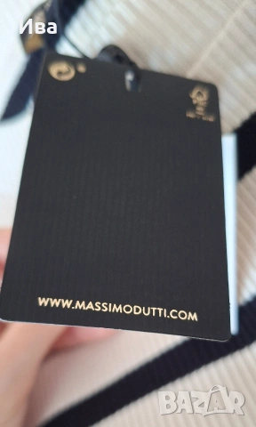 Топ Massimo Dutti нов с етикет, снимка 5 - Тениски - 53696382