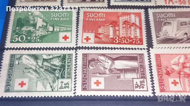 Пощенски марки Финландия - серии, снимка 3 - Филателия - 48290602